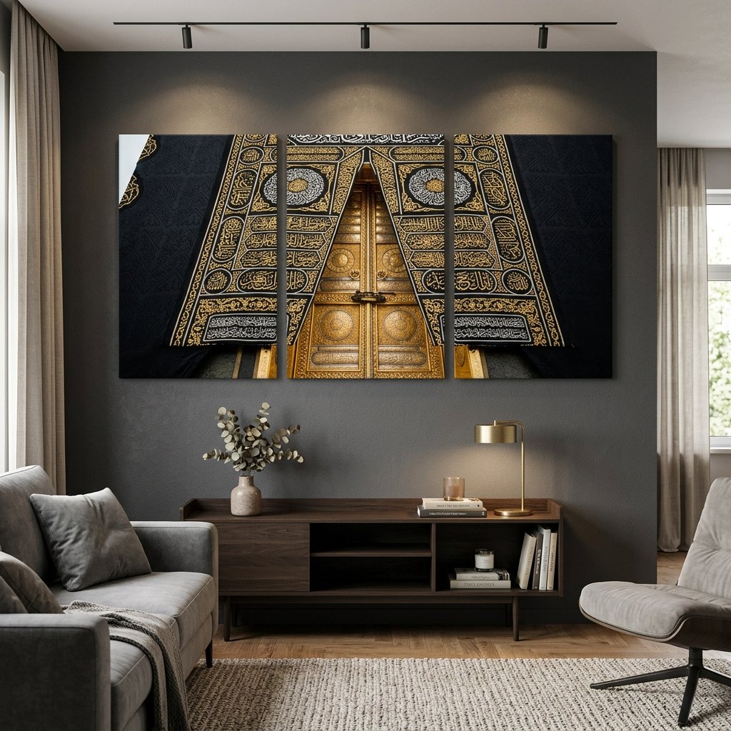 Golden Gate of Kaaba Canvas Wall Art