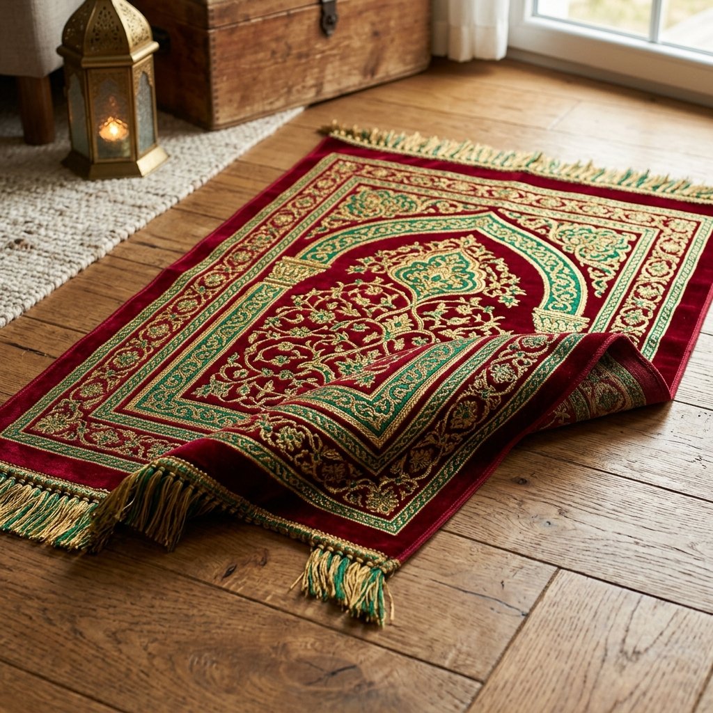 Premium Turkish Velvet Prayer Mat